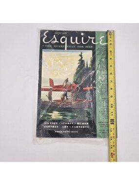 Esquire Autumn Quarterly For Men 1933 Magazine Fiction & Art Vintage Good